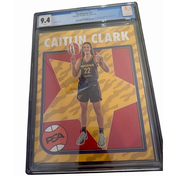 PSA Magazine #41 Collectors Caitlin Clark Basketball Cover May 2025 CGC 9.4 - Picture 1 of 5